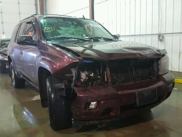 1GNDT13S962120945 - 2006 CHEVROLET TRAILBLAZE MAROON photo 1