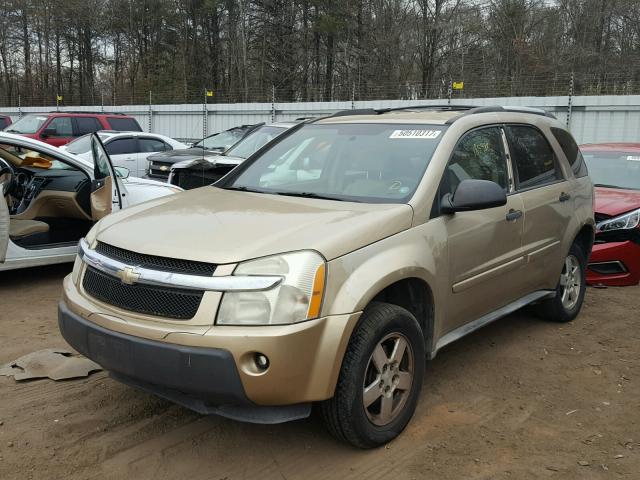 2CNDL13F656083314 - 2005 CHEVROLET EQUINOX LS GOLD photo 2