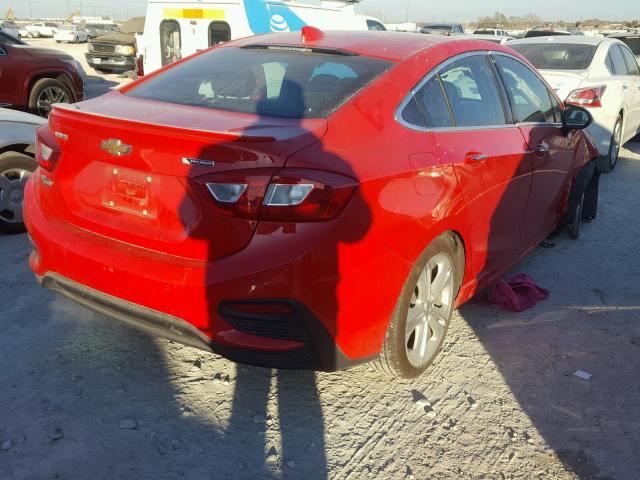 1G1BG5SM5G7312214 - 2016 CHEVROLET CRUZE PREM RED photo 4