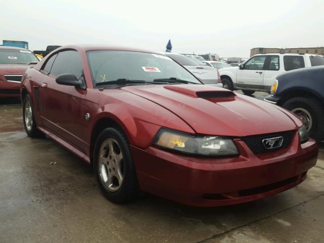 1FAFP40604F161233 - 2004 FORD MUSTANG MAROON photo 1