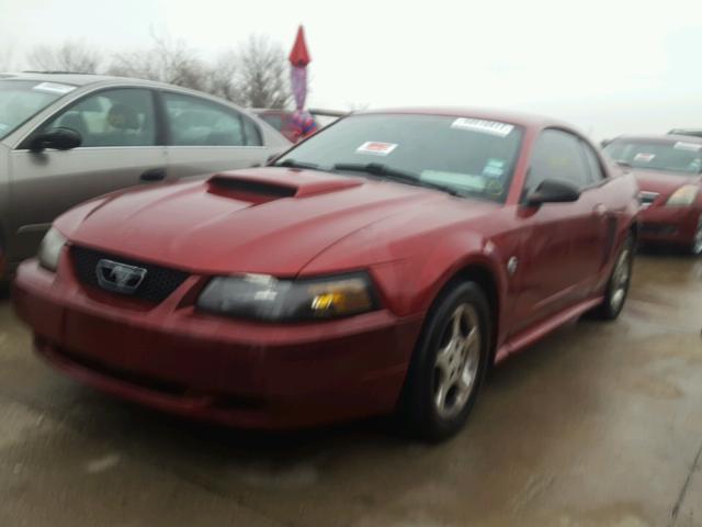 1FAFP40604F161233 - 2004 FORD MUSTANG MAROON photo 2