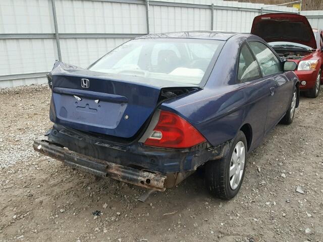 1HGEM22942L093688 - 2002 HONDA CIVIC EX BLUE photo 4