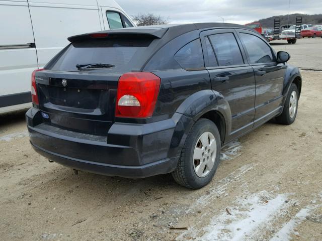 1B3HB28B77D542358 - 2007 DODGE CALIBER BLACK photo 4