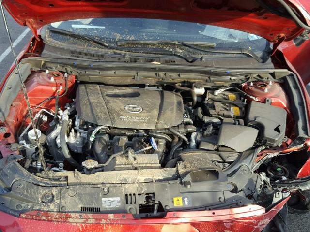 JM1BM1U76G1319935 - 2016 MAZDA 3 SPORT RED photo 7