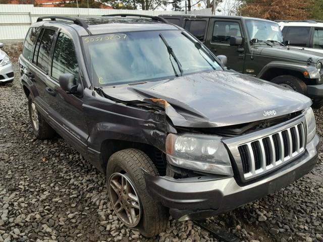 1J4GW48N34C109930 - 2004 JEEP GRAND CHER GRAY photo 1