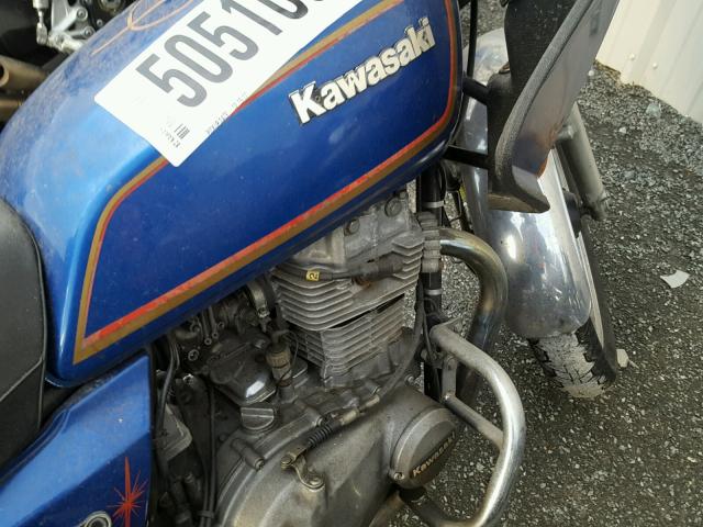 JKAKZHG12CA000201 - 1982 KAWASAKI KZ440 G BLUE photo 9