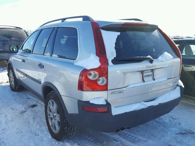 YV1CZ911351158567 - 2005 VOLVO XC90 T6 SILVER photo 3