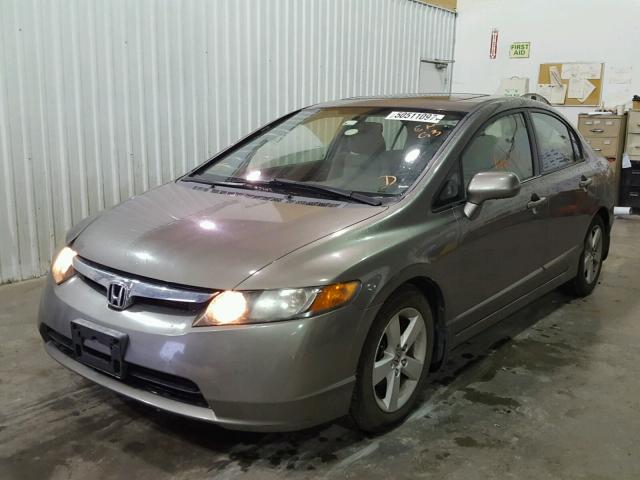 1HGFA16846L149997 - 2006 HONDA CIVIC EX GRAY photo 2