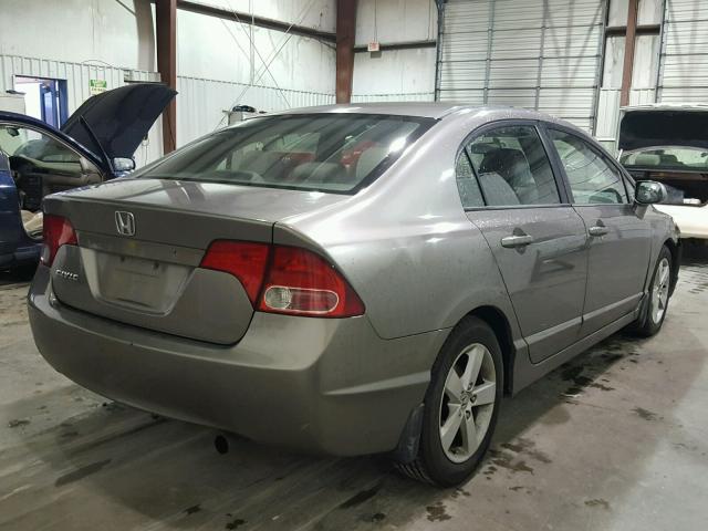 1HGFA16846L149997 - 2006 HONDA CIVIC EX GRAY photo 4