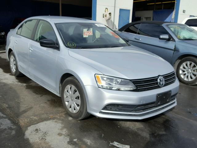 3VW2K7AJ3FM336621 - 2015 VOLKSWAGEN JETTA BASE SILVER photo 1