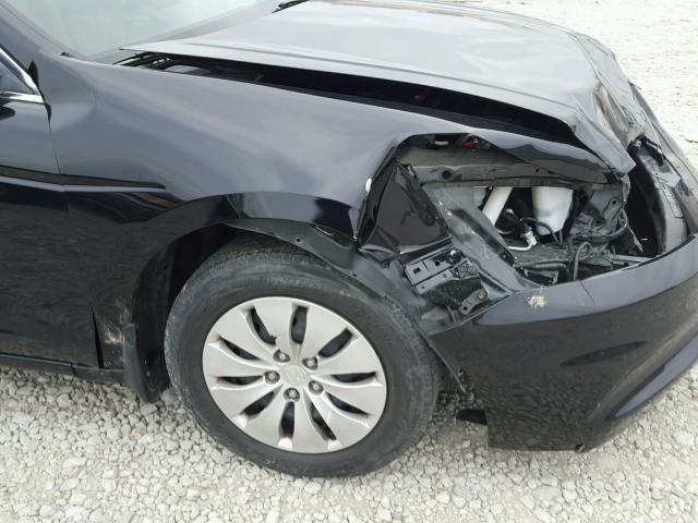 1HGCP2F34CA076777 - 2012 HONDA ACCORD LX BLACK photo 9