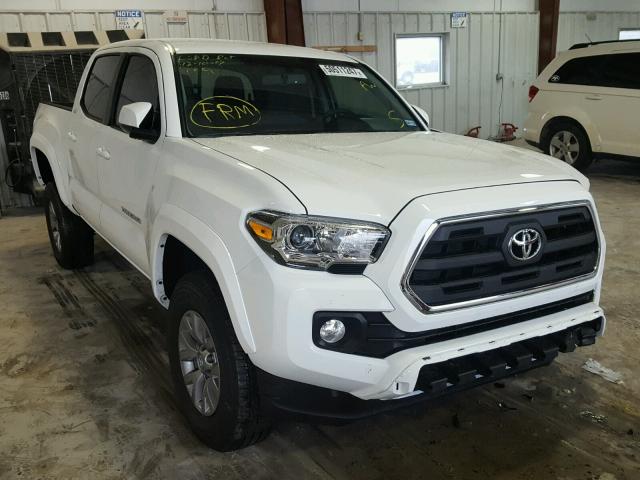 5TFAZ5CN0HX047904 - 2017 TOYOTA TACOMA DOU WHITE photo 1