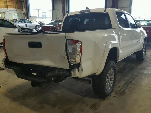 5TFAZ5CN0HX047904 - 2017 TOYOTA TACOMA DOU WHITE photo 4