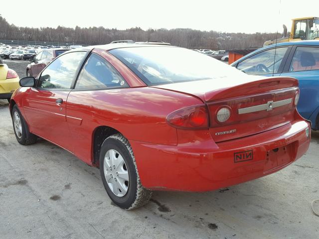 1G1JC12F837111466 - 2003 CHEVROLET CAVALIER RED photo 3