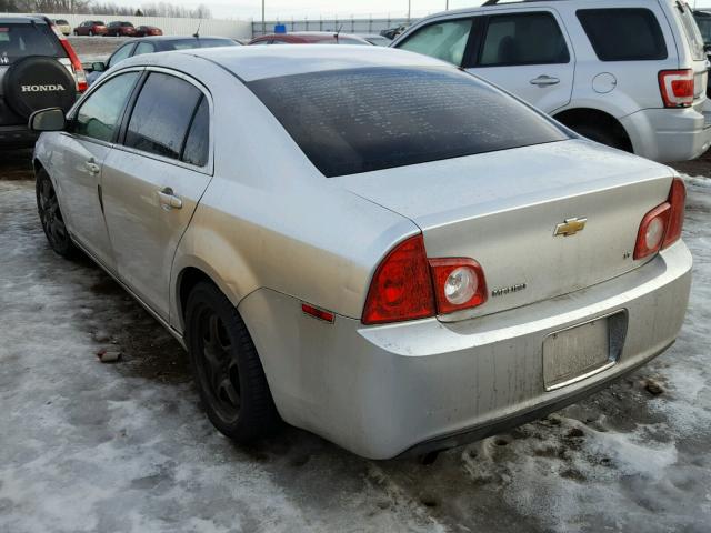 1G1ZH57BX94272719 - 2009 CHEVROLET MALIBU 1LT SILVER photo 3