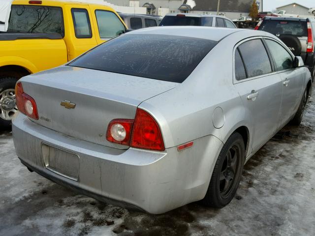 1G1ZH57BX94272719 - 2009 CHEVROLET MALIBU 1LT SILVER photo 4