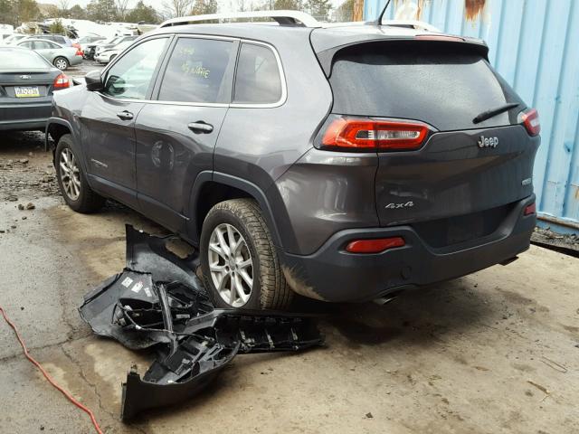 1C4PJMCSXEW137967 - 2014 JEEP CHEROKEE L CHARCOAL photo 3