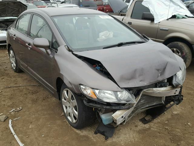 19XFA1F59AE014343 - 2010 HONDA CIVIC LX GRAY photo 1