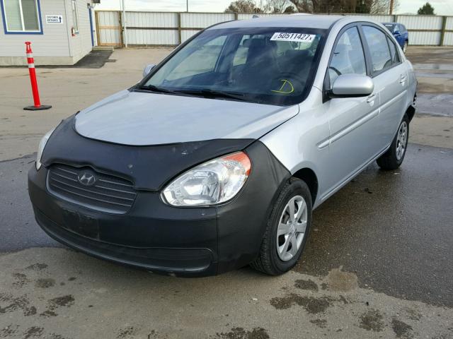 KMHCN4AC9AU425088 - 2010 HYUNDAI ACCENT GLS SILVER photo 2