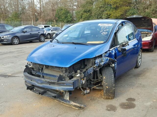 3FADP4CJ7BM111174 - 2011 FORD FIESTA SEL BLUE photo 2