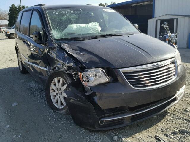 2C4RC1BG2DR663614 - 2013 CHRYSLER TOWN & COU BLACK photo 1