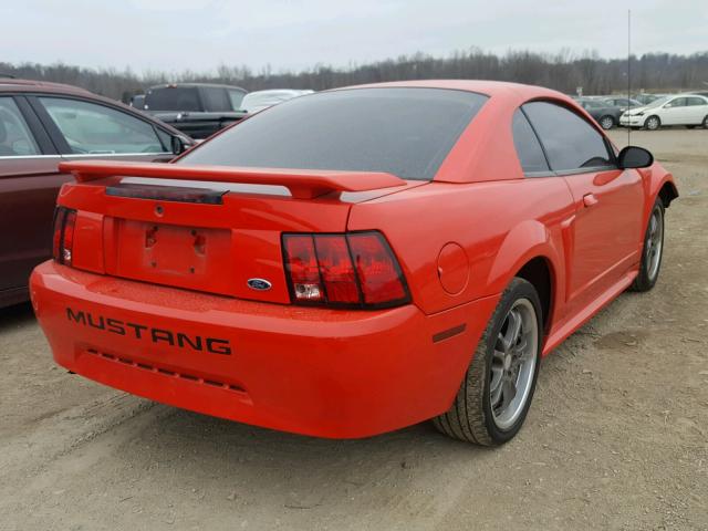 1FAFP40451F112720 - 2001 FORD MUSTANG RED photo 4