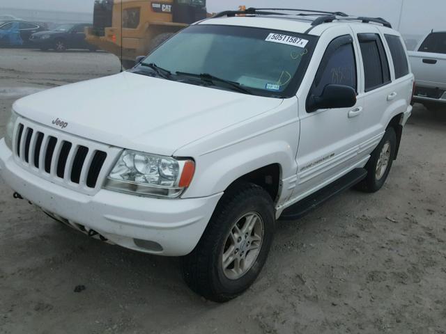 1J4GW68N8XC759627 - 1999 JEEP GRAND CHER WHITE photo 2