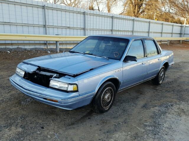 1G3AG54N9P6305748 - 1993 OLDSMOBILE CUTLASS CI BLUE photo 2