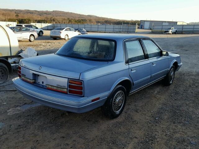 1G3AG54N9P6305748 - 1993 OLDSMOBILE CUTLASS CI BLUE photo 4