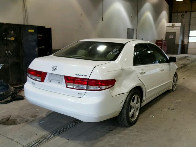 1HGCM56684A054982 - 2004 HONDA ACCORD EX WHITE photo 4