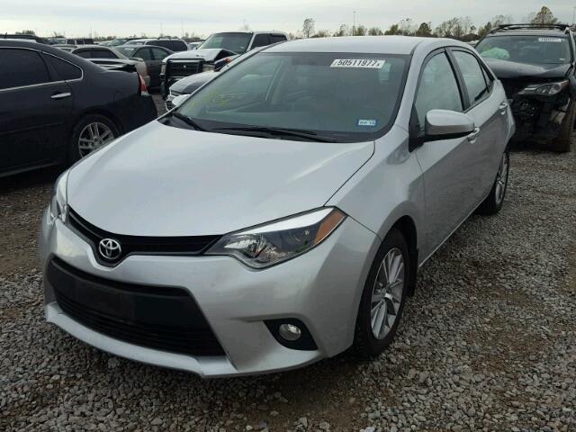 5YFBURHE6EP118519 - 2014 TOYOTA COROLLA L SILVER photo 2