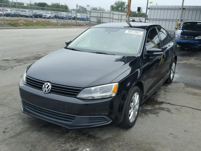 3VWDX7AJ0BM322583 - 2011 VOLKSWAGEN JETTA SE BLACK photo 2