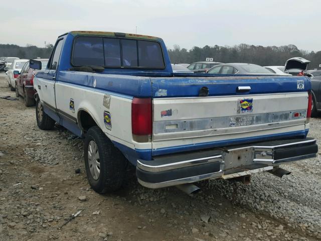 1FTDF15N4LNA83031 - 1990 FORD F150 BLUE photo 3