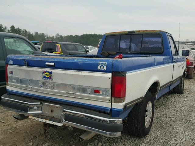 1FTDF15N4LNA83031 - 1990 FORD F150 BLUE photo 4