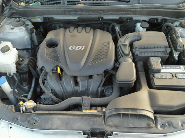 5NPEB4AC4DH515303 - 2013 HYUNDAI SONATA GLS SILVER photo 7