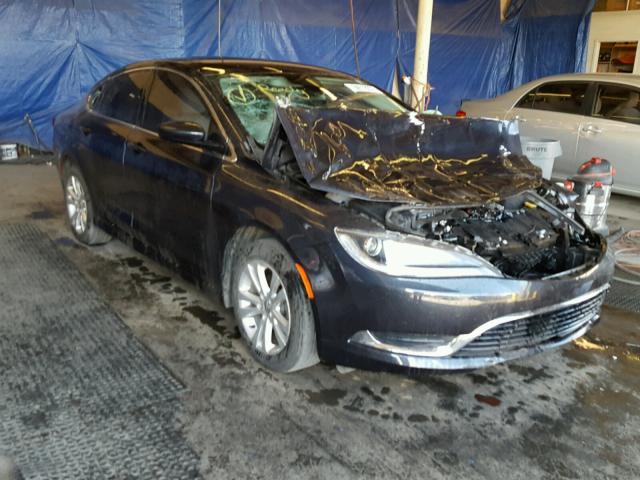 1C3CCCAB4GN172121 - 2016 CHRYSLER 200 LIMITE CHARCOAL photo 1