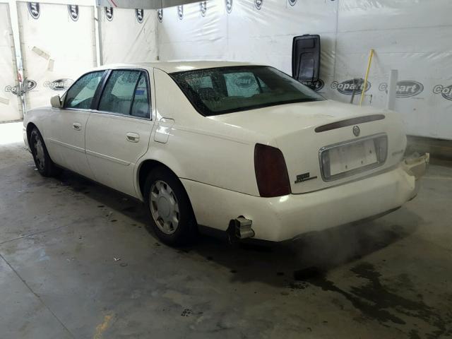 1G6KD54Y3YU252729 - 2000 CADILLAC DEVILLE WHITE photo 3