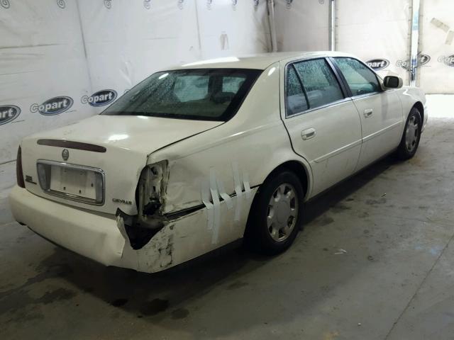 1G6KD54Y3YU252729 - 2000 CADILLAC DEVILLE WHITE photo 4