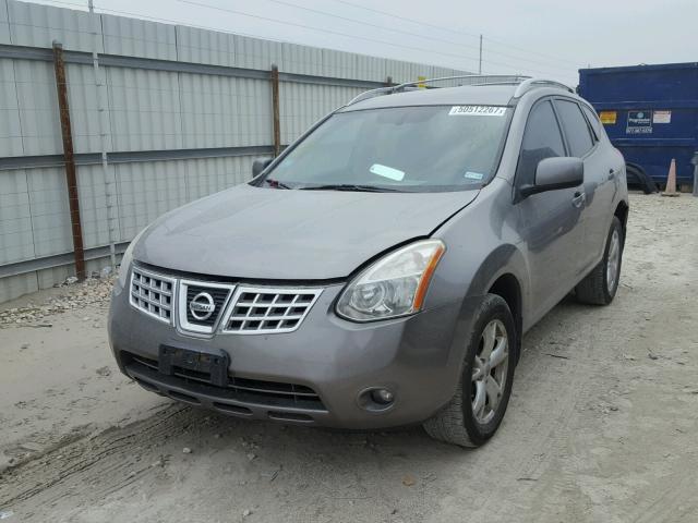 JN8AS58T18W010284 - 2008 NISSAN ROGUE S GRAY photo 2