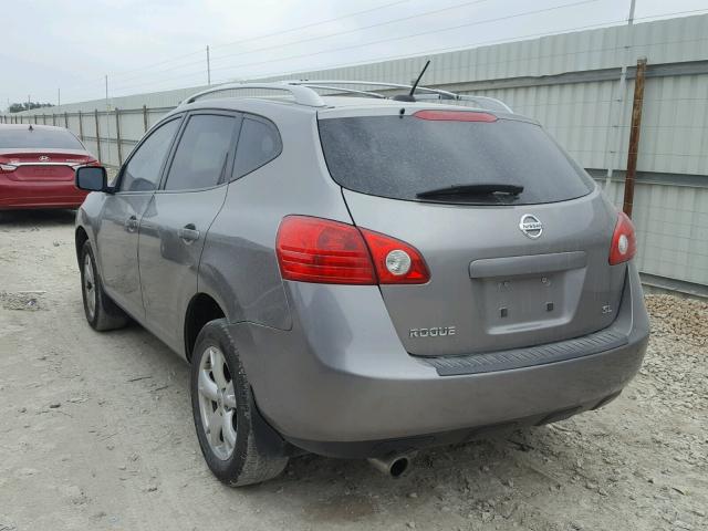 JN8AS58T18W010284 - 2008 NISSAN ROGUE S GRAY photo 3