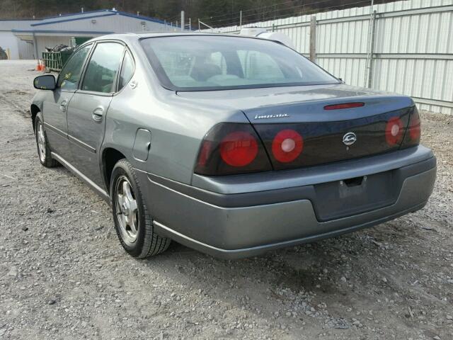 2G1WF52E159365601 - 2005 CHEVROLET IMPALA GRAY photo 3