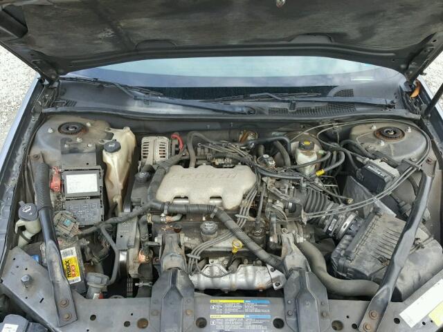 2G1WF52E159365601 - 2005 CHEVROLET IMPALA GRAY photo 7