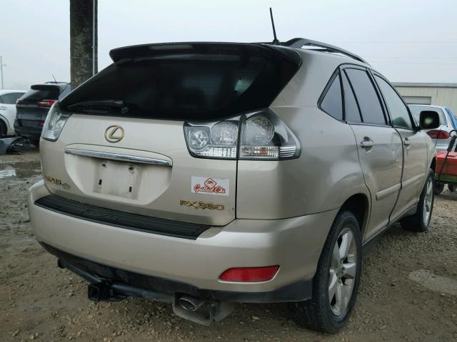 JTJGA31U440023279 - 2004 LEXUS RX 330 GOLD photo 4