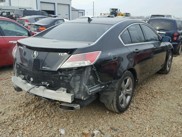 19UUA9F55CA011338 - 2012 ACURA TL BLACK photo 4