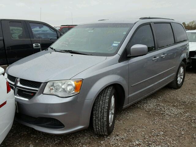 2C4RDGCG6DR692130 - 2013 DODGE GRAND CARA GRAY photo 2