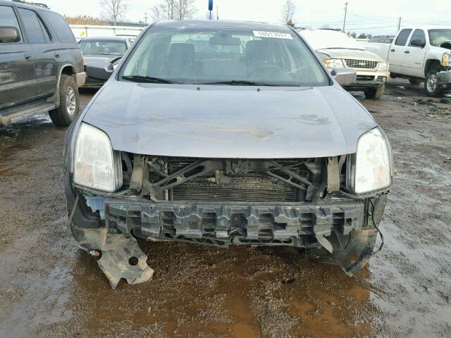 3FAHP07Z67R241922 - 2007 FORD FUSION SE GRAY photo 9