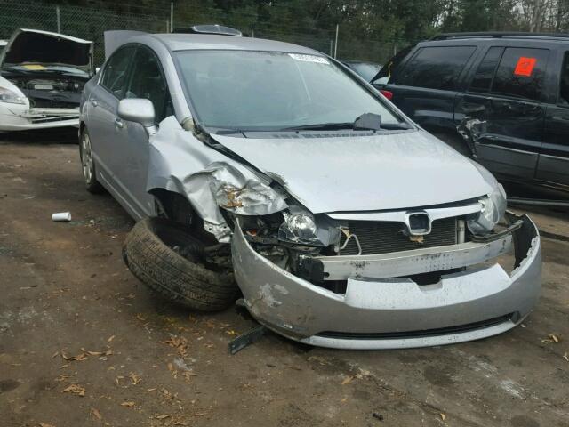 1HGFA16568L102978 - 2008 HONDA CIVIC LX SILVER photo 1