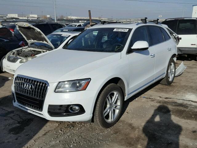 WA1LFAFP9FA133519 - 2015 AUDI Q5 PREMIUM WHITE photo 2