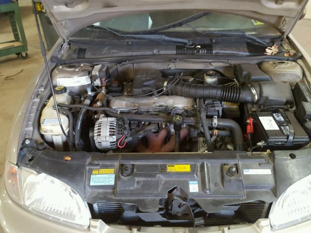 1G1JF5243Y7166394 - 2000 CHEVROLET CAVALIER L TAN photo 7