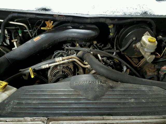 3B7HF13Z21G215166 - 2001 DODGE RAM 1500 BLACK photo 7